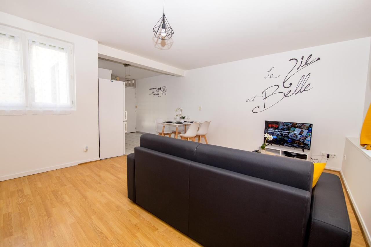 Coeur de ville I 50m² I Netflix I Lit Queen size Sens Extérieur photo