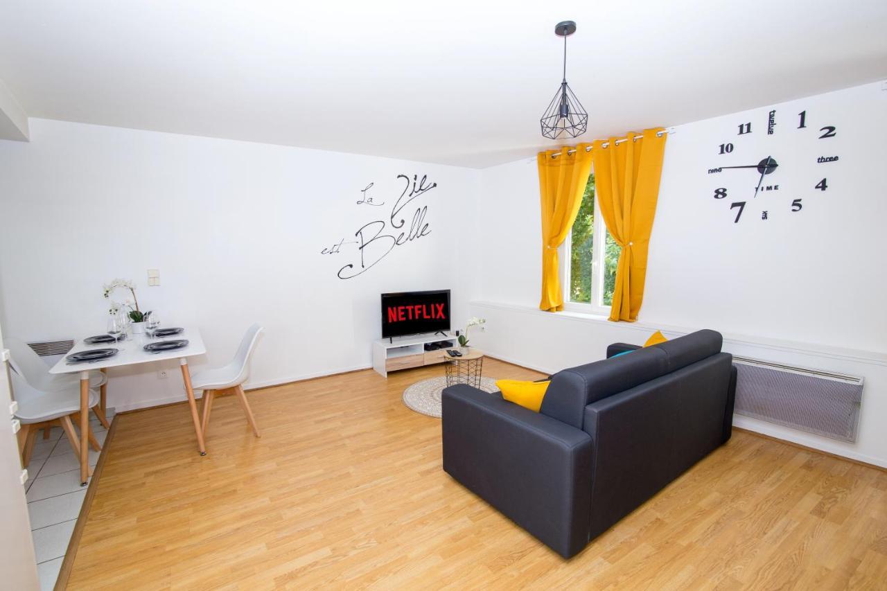 Coeur de ville I 50m² I Netflix I Lit Queen size Sens Extérieur photo